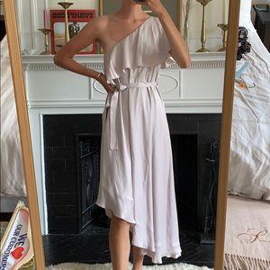 Silk Zimmerman one shouldered dress